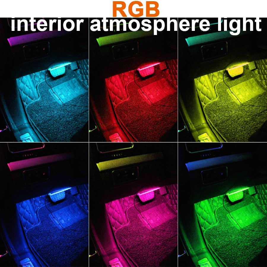 Светодиодная RGB ленсветильник для внутреннего освещения 12SMD 9 светодиодов 12 В 4