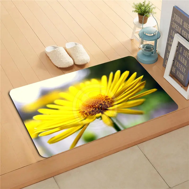 Ua1 Custom pretty flower Doormat Home Decor Door mat Floor Mat Bath