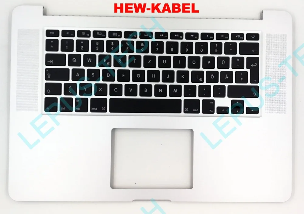 

German Original new keyboard for MACBOOK A1398 2015 year with palmrest DE German layout