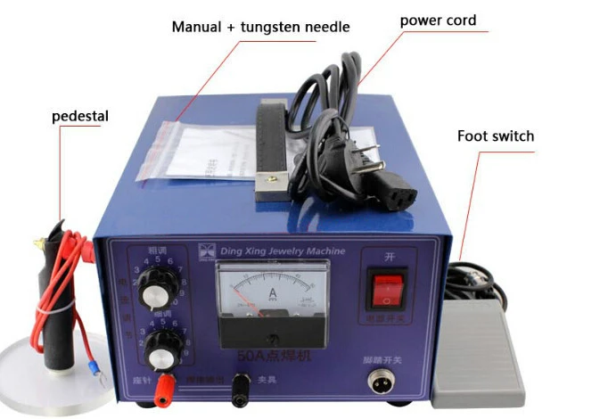 220V Пульс искра машины для точечной сварки 400W сварочный аппарат ювелирных изделий