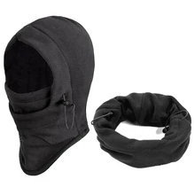 Chapeau d'hiver coupe-vent chaud en polaire, pour la chasse, l'escalade, la randonnée, la pêche, masque de protection pour le Ski auriculaire