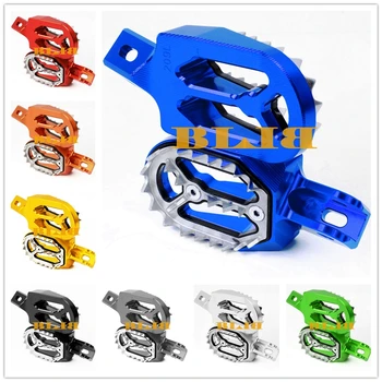 

For Yamaha YZ 85/125/250 YZ85 YZ125 YZ250 1999-2015 2014 2013 Footrests Foot Stakes Footpegs Sharp Teeth CNC Dirt Bike Race Part