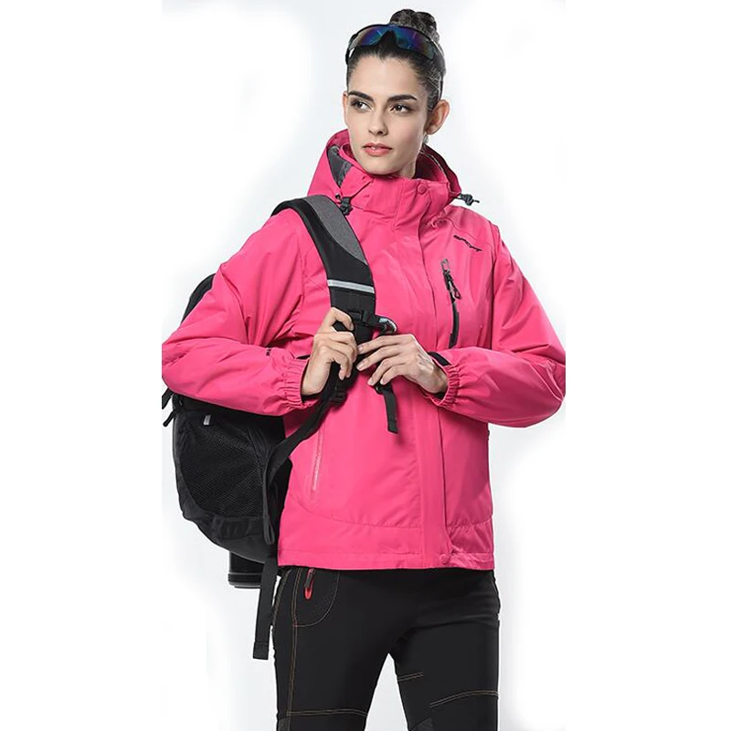 Vrouwen Wandelen Jas 3 in 1 Outdoor Windjack Winter Lady Warm jas Polar Fleece 2 Stuks 2 in 1 Trekking Camping jas Vrouwen Wandelen Jas 3 in 1 Outdoor Windjack Winter Lady Warm jas Polar Fleece 2 Stuks 2 in 1 Trekking Camping jas