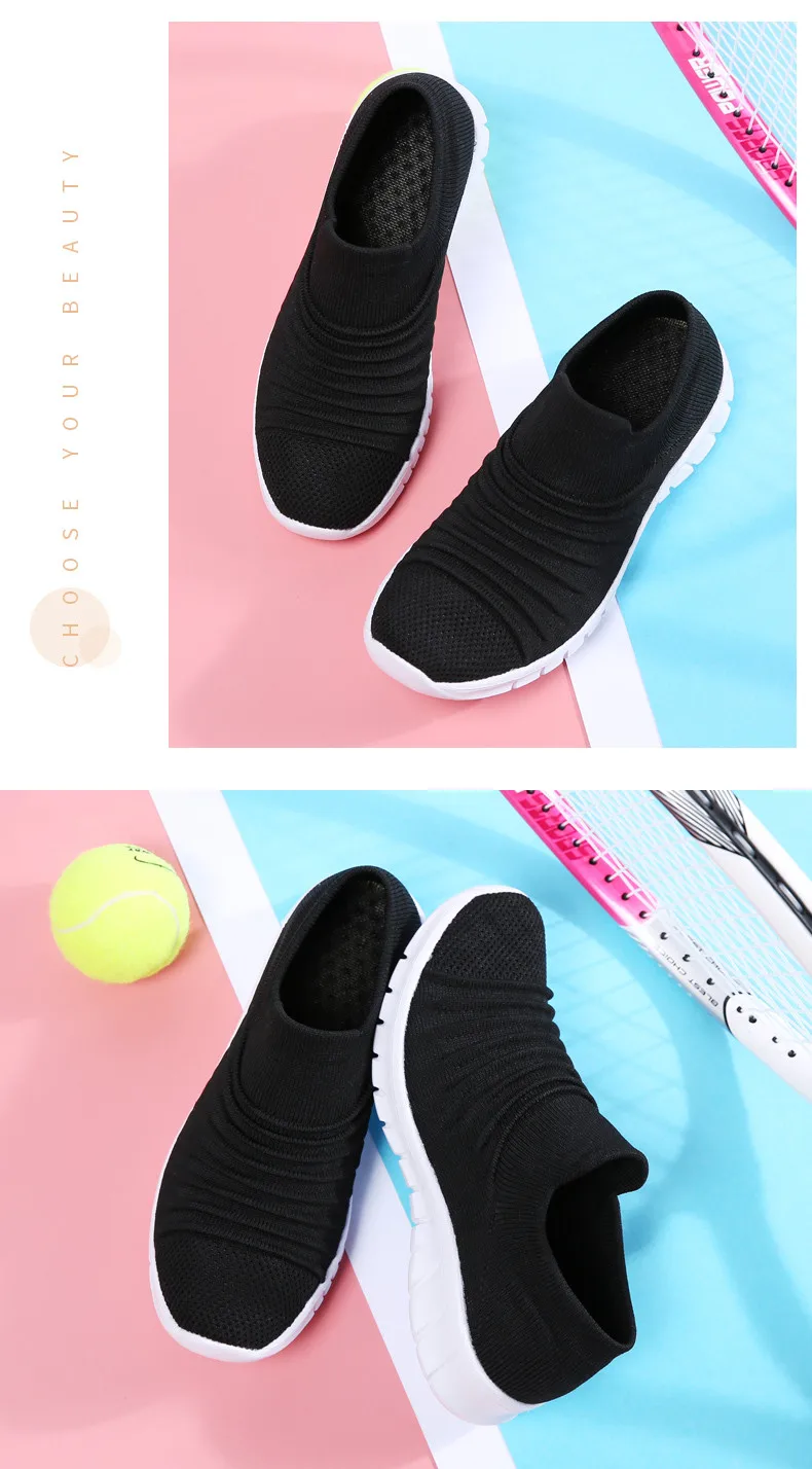 PINSEN 2019 Summer Women Sneakers Breathable Mesh Casual Flats Shoes Women Loafers Basket Femme Ladies Shoes tenis feminino 17