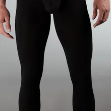 Для мужчин хлопок Кальсоны для женщин Для мужчин Боди теплый Брюки для девочек мужской ремень Loungewear Человек сжатия Брюки для девочек