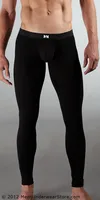 Men Cotton Long Johns Men's Bodysuit Warm Pants Male Girdle Loungewear Man Compression pants 1