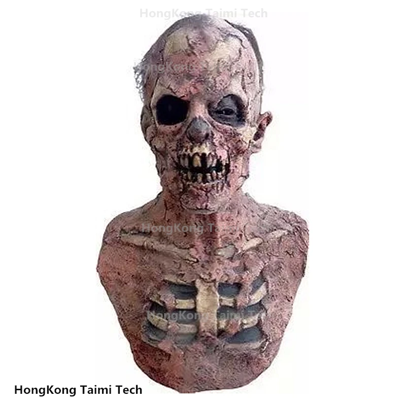 

New Zombie Skull Scary Mask Rot Parasite mask Latex decay Vampire Festering Nausea Halloween scary terror masks horror