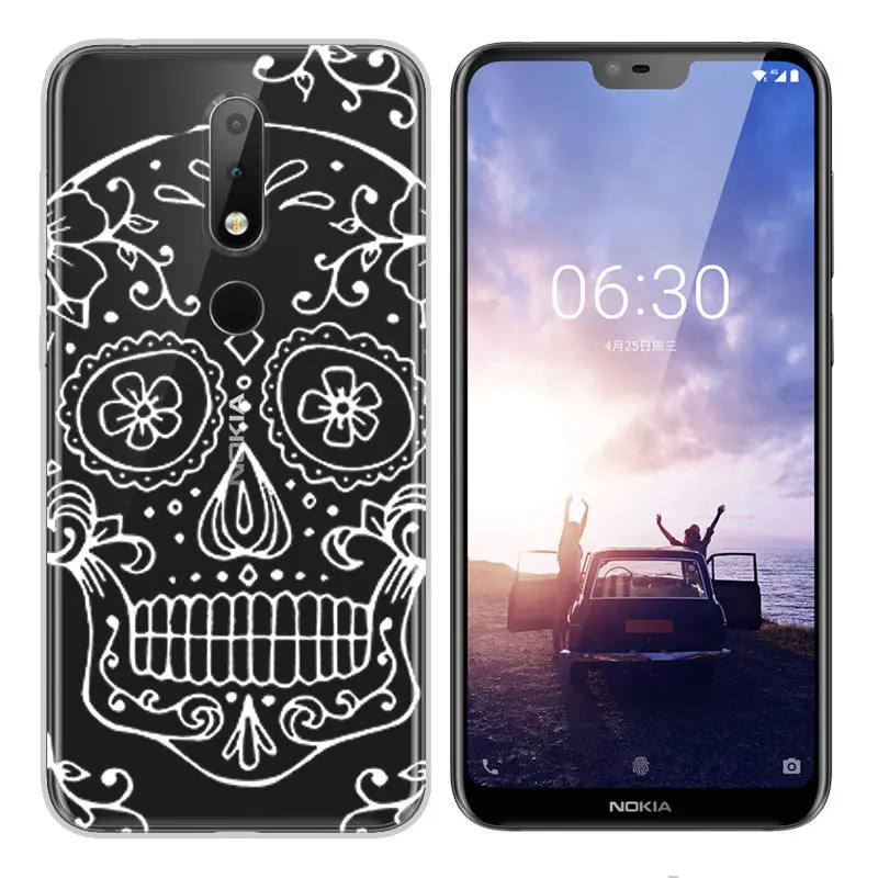 Arvin Silicone Fundas for Nokia X6 2018 Soft TPU Nokia 2 3 5 6 7 8 9 Cover Painted Phone Case for Nokia 3.1 6.1 Smart Back Cover (18)