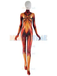 MJ Железный Паук костюм Мэри Джейн паук Карнавальный костюм для девочек леди плотно Zentai костюм для вечеринки на Хэллоуин костюм