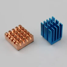2 pieces/set Aluminum Copper Adhensive Heat sink Cooler Kit For Cooling Raspberry Pi 2 pieces/set Aluminum Copper Adhensive Heat sink Cooler Kit For Cooling Raspberry Pi