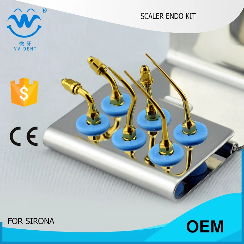 

1 pcs SREKG Sirona dental titanium endodontic set fit PerioSonic Sirosonic SIROSON for best dentist new york