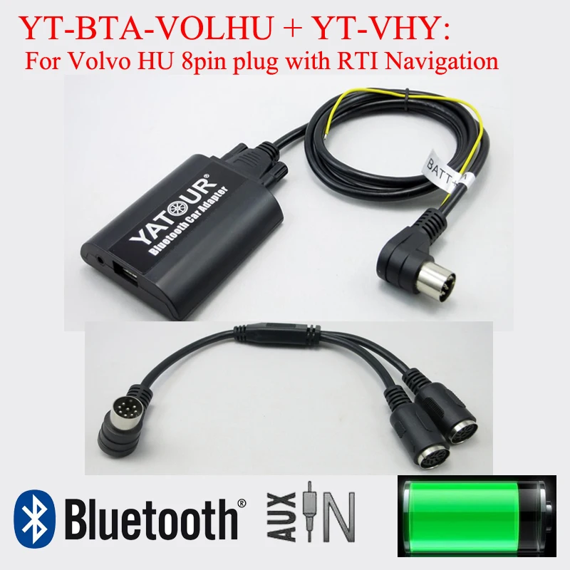 Para volvo original RTI navegación Bluetooth USB mp3 aux en CD cambiador adaptador