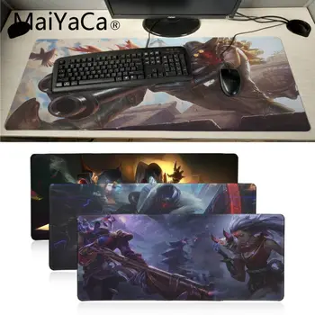 

Maiyaca Boy Gift Pad league of legend jhin Beautiful Anime Mouse Mat Locking Edge gaming Mousepad Mat Keyboard Mat Table Pad
