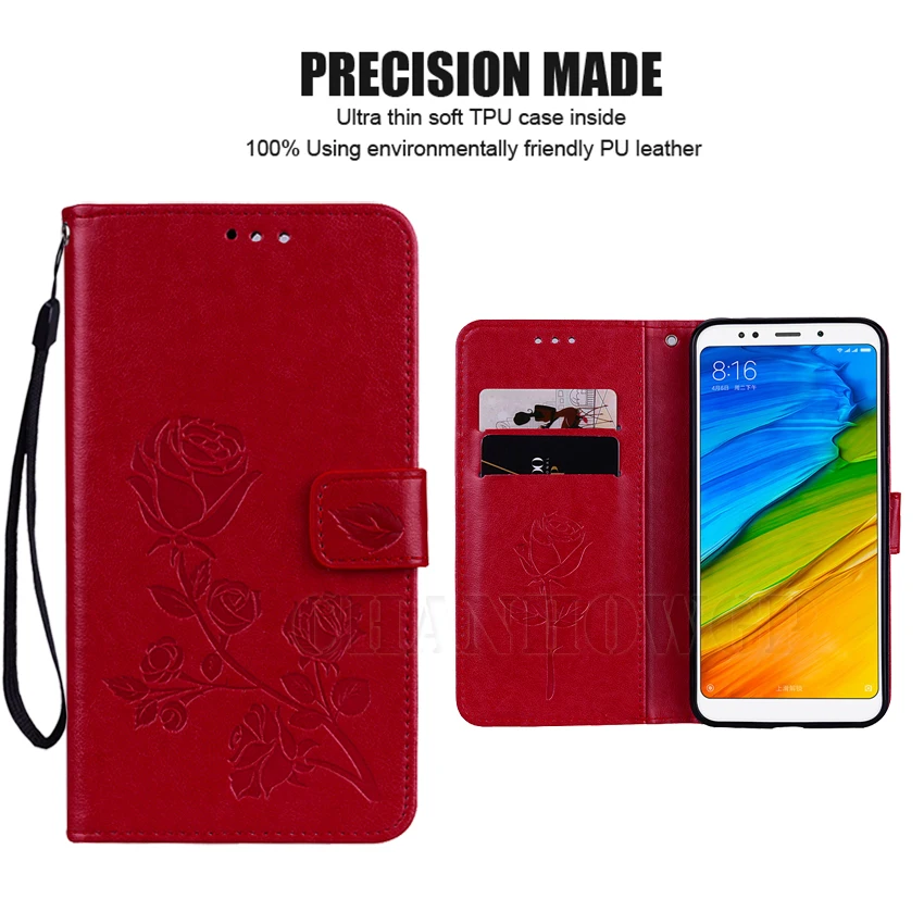 Кожаный флип-чехол для Xiaomi Pocophone F1 Mi A1 5X A2 Lite Redmi 5 Plus 6 6A S2 3S 4A Note 4 4X5 Pro 5A Prime Global Cover