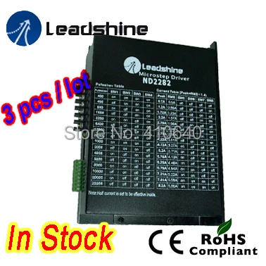 Free shipping Leadshine ND2282 3 pieces per lot  2 Phase Analog Stepper Drive Direct 220 / 230 AC Input   Max 8.2A