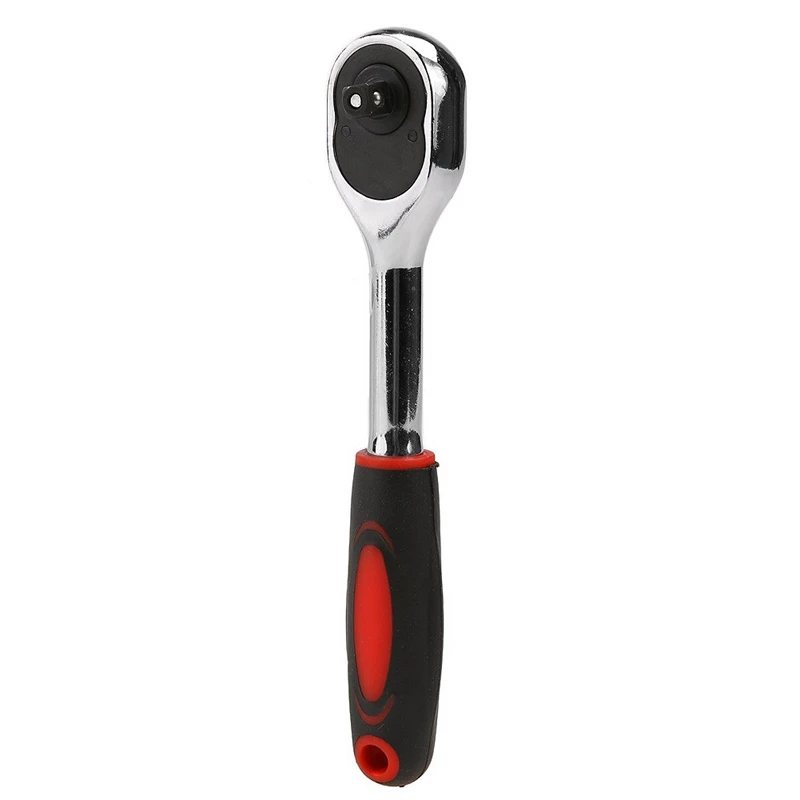 

1Pc Steel High Torque Ratchet Wrench For Socket 24 Teeth Quick Release Wide Used Professional Hand Tools