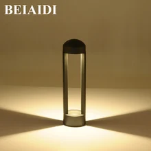 BEIAIDI 40/60 см для отдыха на открытом воздухе шланг для полива огорода, двора, светильник на Колону 10 Вт Алюминий Ландшафтный фонарь на капитель колонны Водонепроницаемый парк сообщество шлюз фонарь на столб