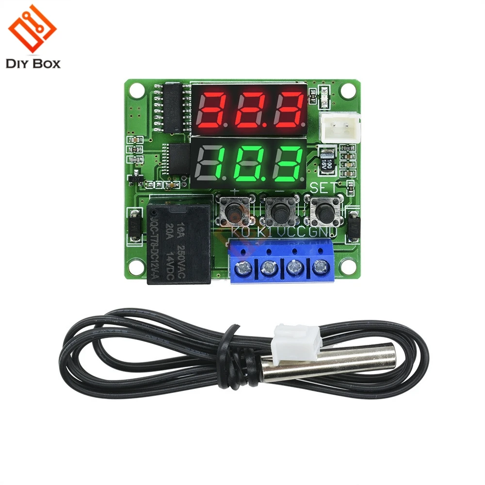 

W1209 Smart Digital Thermostat Thermometer 5V 12V Indoor Outdoor Temperature Controller Car Thermal Regulator Weather Station