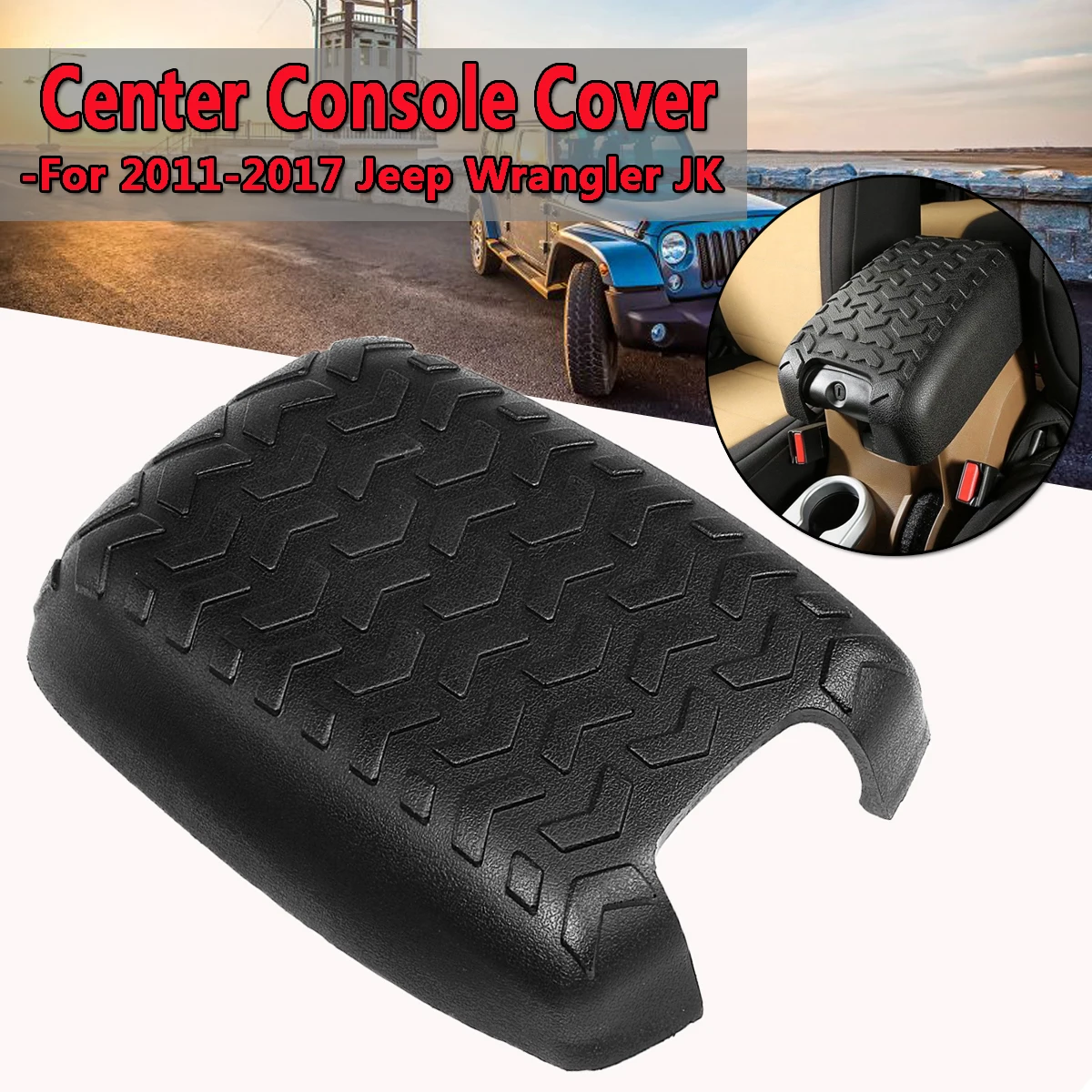 New Car Center Armrest Console Cover Pad For Jeep for Wrangler JK 2011