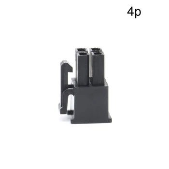 

50pcs 4.2mm Pitch 5557 4p Plastic Shell Connector Terminals Socket Black For Computer ATX Power Supply Cars