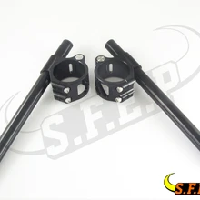 Мотоцикл с ЧПУ Разделение стояк клип на ручке бары для Kawasaki ZX7R 1991-2003/zx9r1994-1997 черный