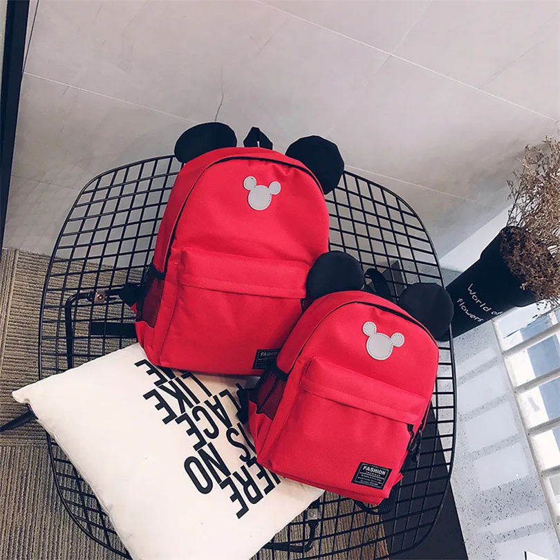 Disney2019, рюкзак для мальчиков и девочек с Микки Маусом и Минни, детский школьный рюкзак с рисунком, милый рюкзак для детского сада и путешествий