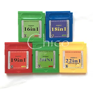 

Super 16 18 19 20 22 in 1 Video Game Cartridge Console Card Collection English Language Edition