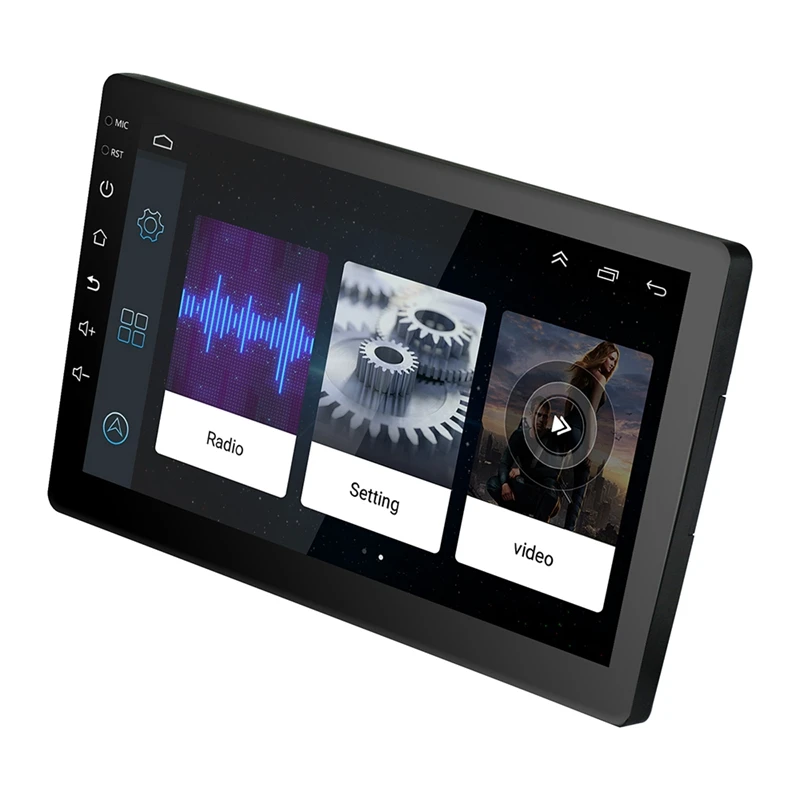 2Din 10 дюймов Android 6,0 Автомобильный Радио Gps навигация Bluetooth емкостный пресс-экран стерео аудио плеер