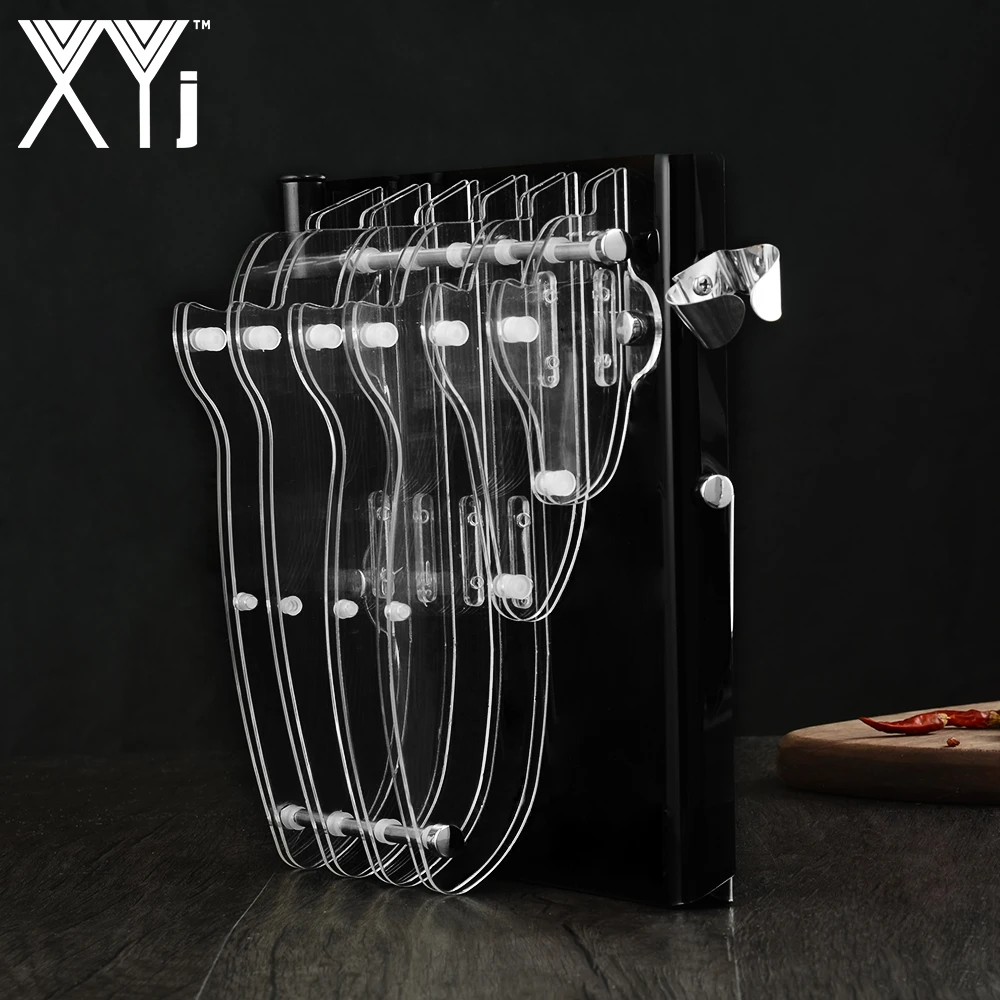 XYj пластиковая кухонная подставка для ножей черный держатель ножа Овощечистка