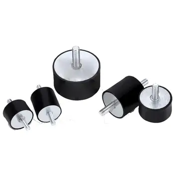 

Outer Diameter 30/40mm M8x23mm Rubber Shock Absorber Double Male Thread Crash Pad Damper