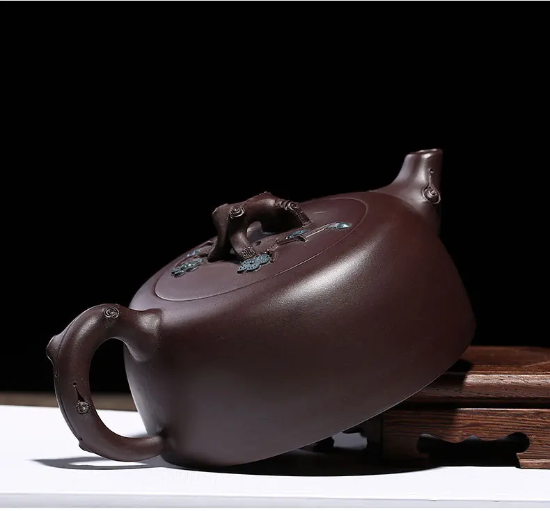 Китайский керамический чайник Исин Zisha Глиняный Чайник Gongfu Чайный набор 420 мл Новое поступление высокое качество с подарочной коробкой безопасная упаковка