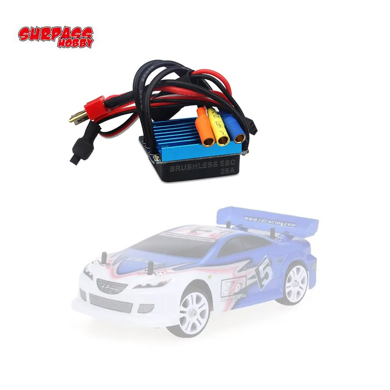

25A Brushless ESC Electric Speed Controller for 1/18 1/16 HSP Redcat Traxxas HPI Tamiya RC On-road Off-Road Car Truck