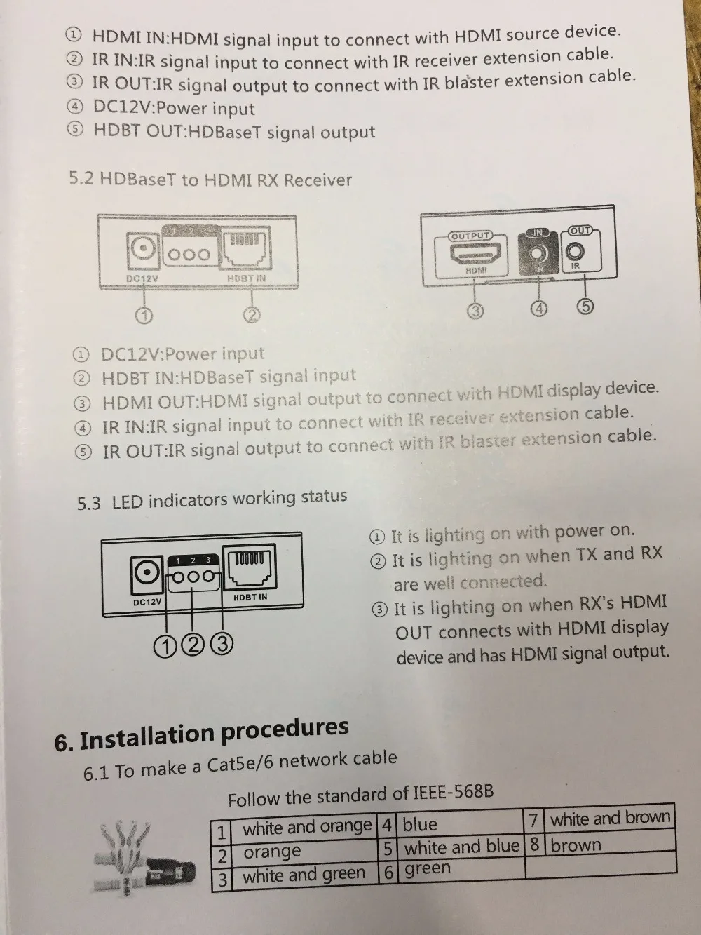 Видео высокой четкости HDMI удлинитель HDBaseT Over Single Cat5e/6/7-70 м оборудование CCTV аксессуары