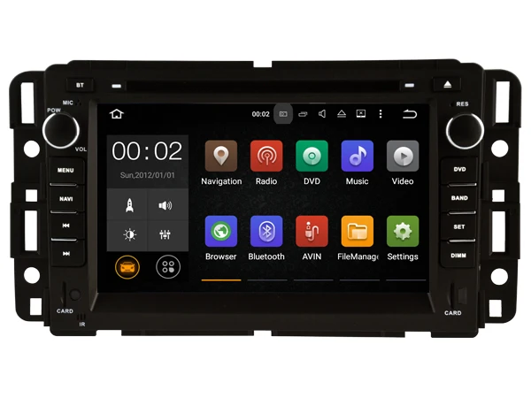 Flash Deal car dvd Fit for GMC stereo navigation HU tape recorder multimedia radio audio GPS bluetooth handfree android 8.1.0 head unit 1