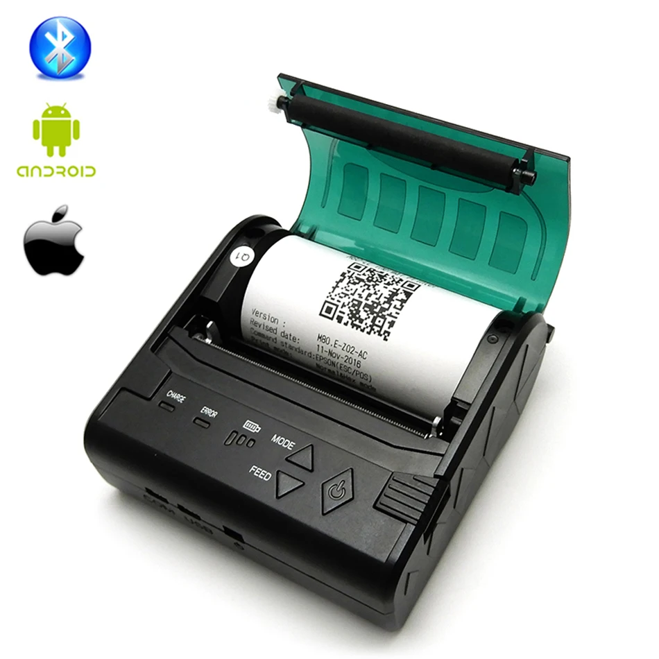 

Mini POS 80mm Mobile Portable Thermal Receipt Bill Bluetooth Printer 80mm Support Computer Apple Android Free SDK Bluetooth 4.0