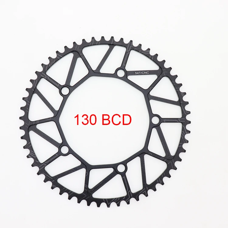 Litepro MTB передняя Звездочка диаметра окружности болтов(130 BCD Сверхлегкий 50/52/54/56/58T tooth узкий n велосипедная цепь для дорожного велосипеда рукоятка колеса