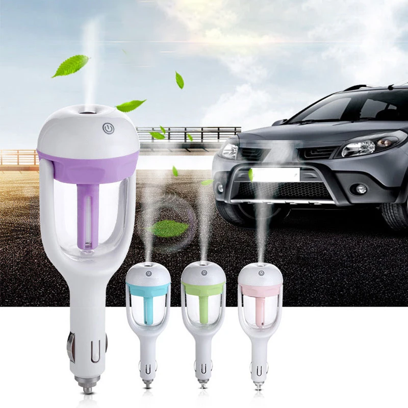 

1Pcs 12V Car Steam Air Humidifier Aroma Diffuser Mini Air Purifier Aromatherapy Essential Oil Diffuser Mist Maker Fogger