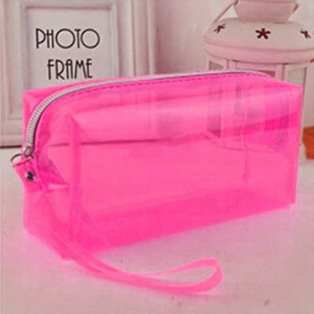 Transparent Stationery Storage Bag Pen Bag Cosmetics Mobile Phone Storage Box Portable Storage Supplies School Supplies