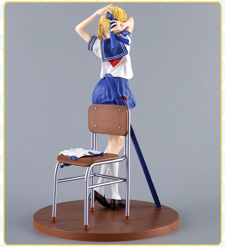 Аниме Fate/stay night Arturia Pendragon Матросская одежда Sabar ПВХ сексуальная съемная фигурка