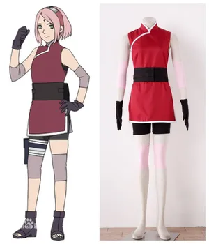 

Naruto The movie The last Haruno Sakura Ninja outfit Cosplay Costumes