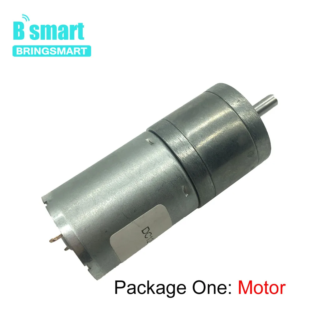 

Bringsmart JGA25-370 Gear Motor 12v DC Low rpm Robot High Torque Micro 6v Motor 12 volt 24v DC Robot Reducter