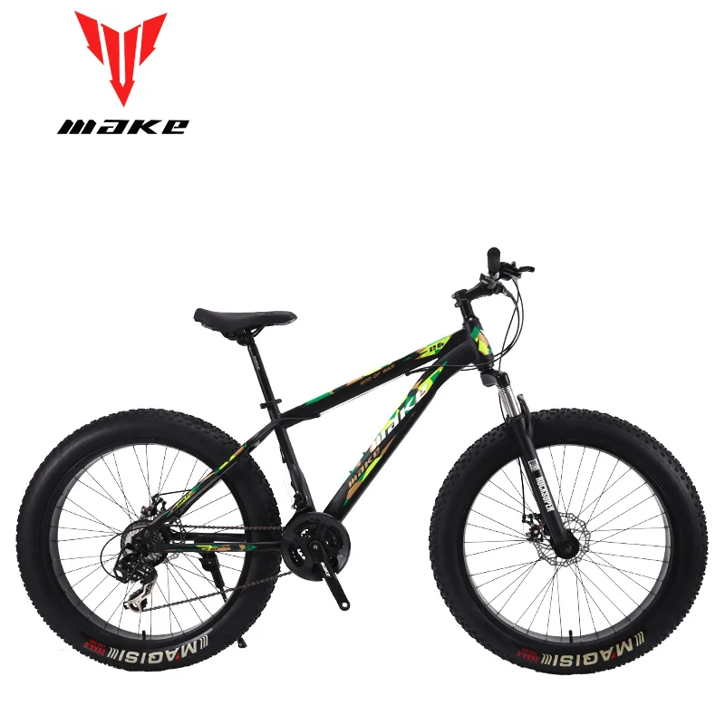 Cheap Make steel frame, Fatbike 26 wheel, 24 speed SHIMANO 0