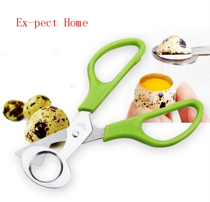 

Free shipping 200pcs Hot sale Pigeon Quail Egg Scissor stainless steel Bird Cutter Opener Kitchen Tool Clipper