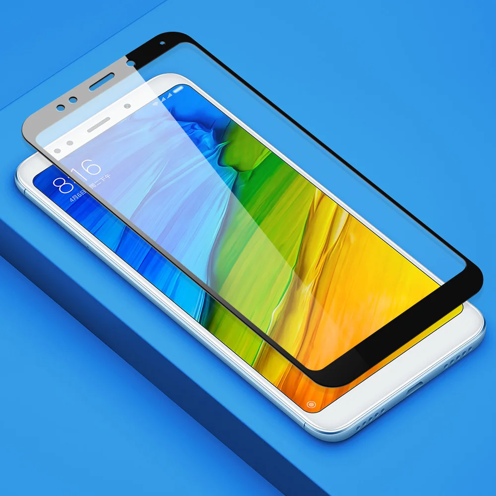 KXM1290B_1_Full Screen Cover Tempered Glass for Xiaomi Redmi 5 Plus 5.99 inch