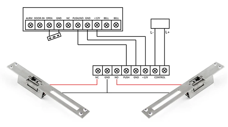 4Long-type Electric Strike