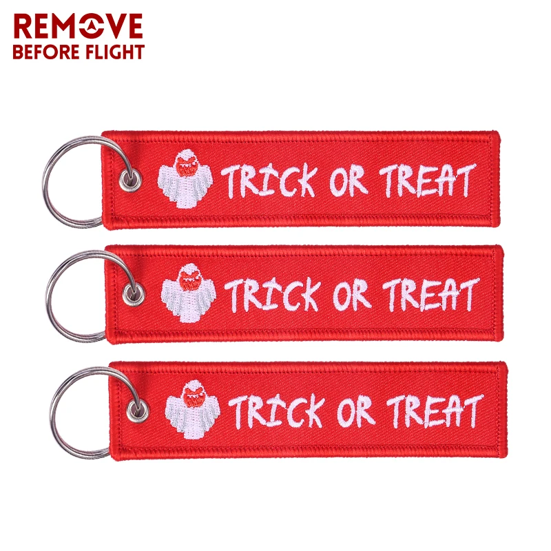 a new keychain halloween TRICK OR TREAT keychain4