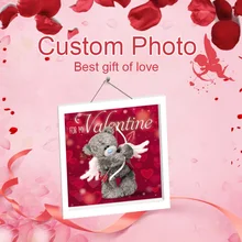 Бриллиантовая картина Fezrgea на заказ, стразы, алмазная вышивка, подарок на день Святого Валентина