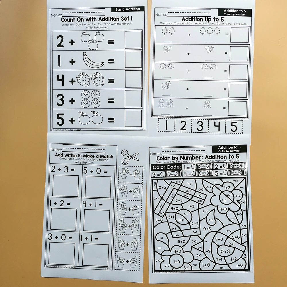 Matemática do Jardim de Infância Lição de Casa Material de Aprendizagem Comparando Números Papel Inglês Prática Leitura Livro Crianças Montessori Workbook Mod. 256431 10 Home & Garden