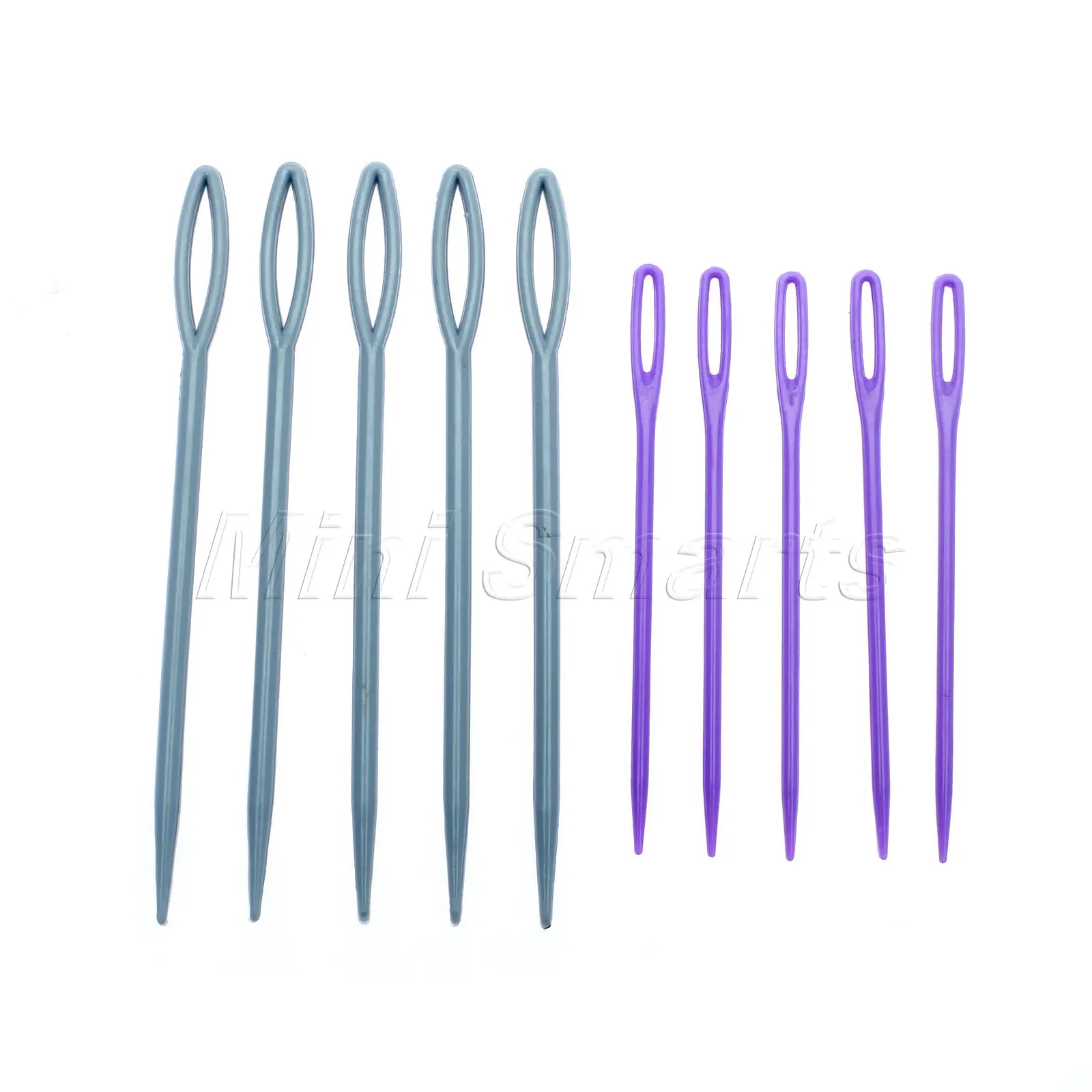 

10X/Set 7CM+9CM Plastic Color Random Large Eye Wool Sewing Embroidery Tapestry Needles Children Cross Darning Stitchery Needles