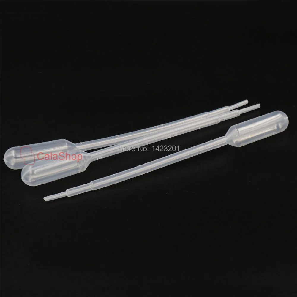 

200 Pcs / Lot 1ml Clear Plastic Disposable Pasteur Graduated Pipettes